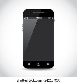 Cellphone with flat icons