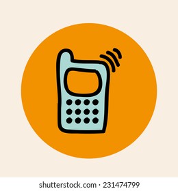 cellphone graphic design , vector illustration