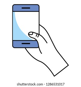 cellphone hand holding