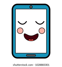 cellphone happy emoji icon image 
