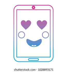 cellphone heart eyes emoji icon image 