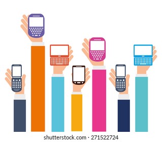 cellphone icon design, vector illustration eps10 graphic 
