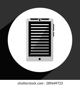 cellphone icon design, vector illustration eps10 graphic 