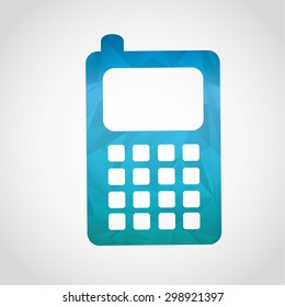 cellphone icon design, vector illustration eps10 graphic 