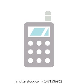 cellphone icon. flat illustration of cellphone - vector icon. cellphone sign symbol