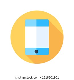 Cellphone icon. Flat style. Vevtor illustration