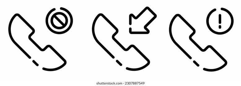 Cellphone icon illustration collection. Vector illustration.