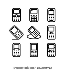 Cellphone icon or logo isolated sign symbol vector illustration - Collection of high quality black style vector icons
