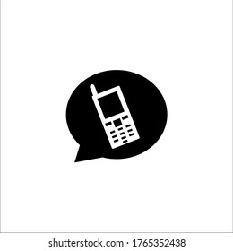 Vektorgrafik-Logo-Vorlage für Mobiltelefone