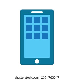 cellphone icon vector template illustration logo design