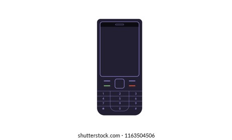 Cellphone isolated vector illustration