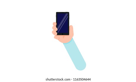 Cellphone isolated vector illustration