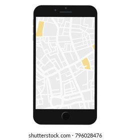 Cellphone isolated vector illustration