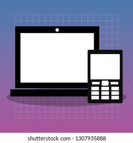 cellphone with laptop device