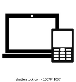 cellphone with laptop device