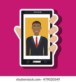 cellphone man find hand