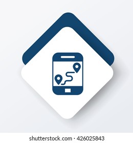 cellphone map icon