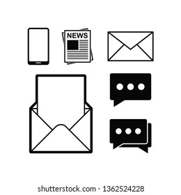 cellphone message icon