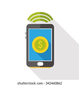 cellphone mobile flat icon