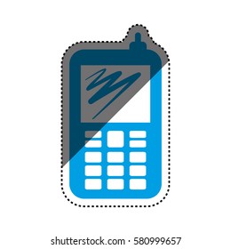 Cellphone Mobile technology icon vector illustration graphic design
