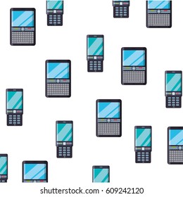 Cellphone mobile technology icon vector illustration graphic design