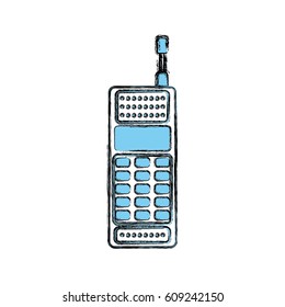 Cellphone mobile technology icon vector illustration graphic design