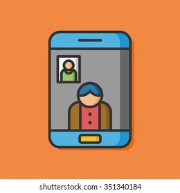 cellphone mobile vector icon