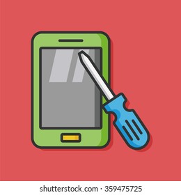 cellphone mobile vector icon