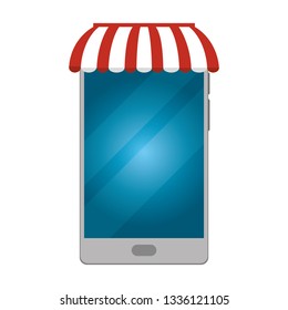 cellphone with parasol