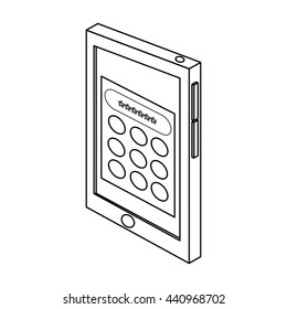 cellphone with password