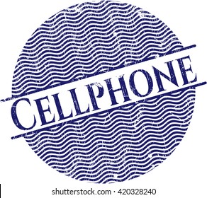 Cellphone rubber grunge texture seal
