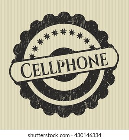 Sello de textura gruesa de goma de celulares
