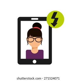 cellphone service design, vector illustration eps10 graphic 