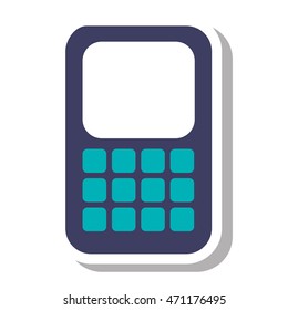 cellphone silhouette isolated icon vector illustration design