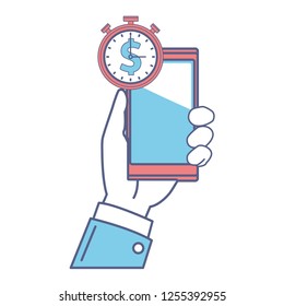 cellphone and stopwatch