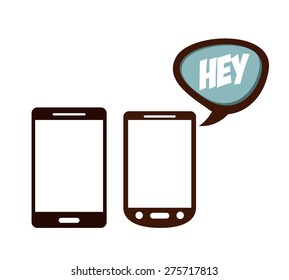 cellphone technology design, vector illustration eps10 graphic 