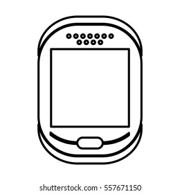 cellphone technology isolated icon vector illustration design