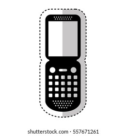 cellphone technology isolated icon vector illustration design