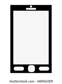 cellphone with three buttons on front