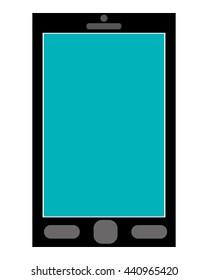 cellphone with three buttons on front