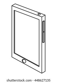 cellphone with touchscreen icon
