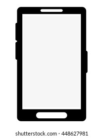 cellphone with touchscreen icon