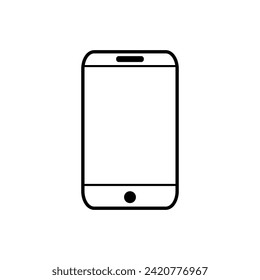 cellphone vector on white background