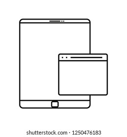cellphone website mobile white background