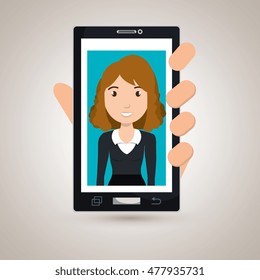 cellphone woman find hand