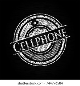 Cellphone written on a blackboard