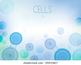 cells with background vector