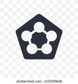 Cells in a circle vector icon isolated on transparent background, Cells in a circle logo concept
