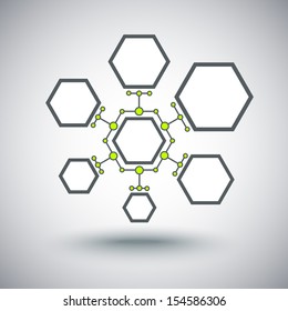 cells of different sizes interconnected