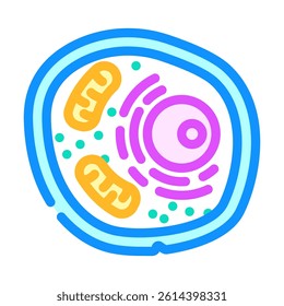 cells genetic engineering color icon vector. cells genetic engineering sign. isolated symbol illustration